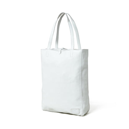 Classy Leather Bags White Leather Shoulder Tote Bag - AVBL MRKT (1)