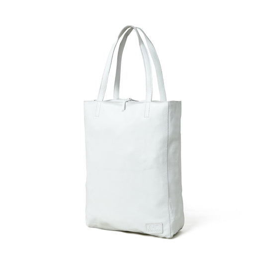 Classy Leather Bags White Leather Shoulder Tote Bag - AVBL MRKT (1)