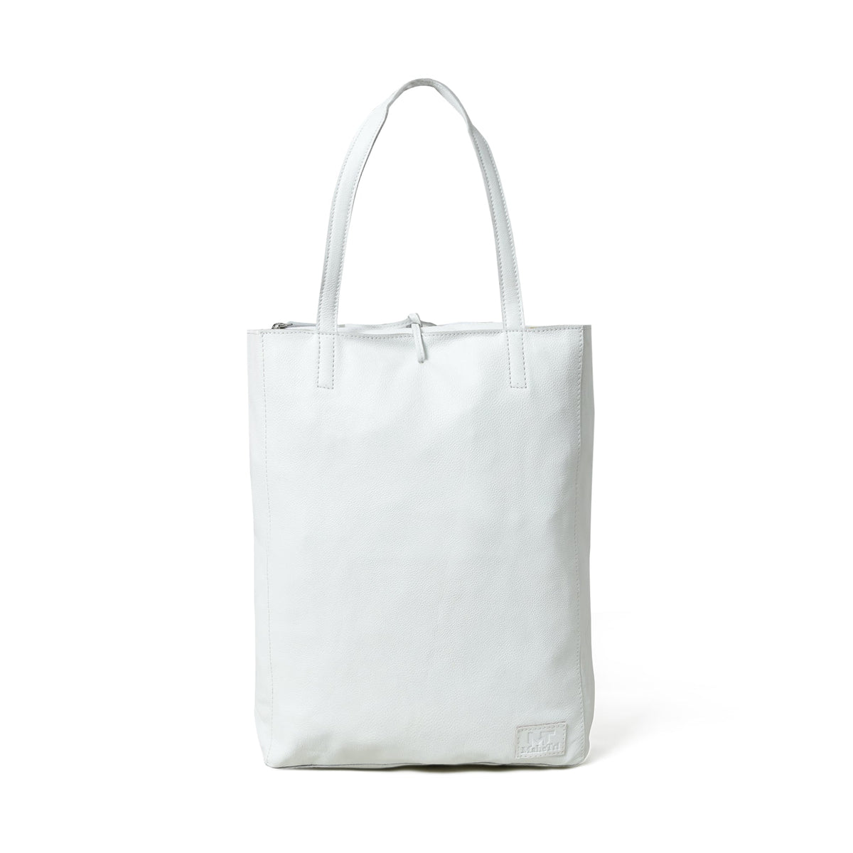 Classy Leather Bags White Leather Shoulder Tote Bag - AVBL MRKT (3)