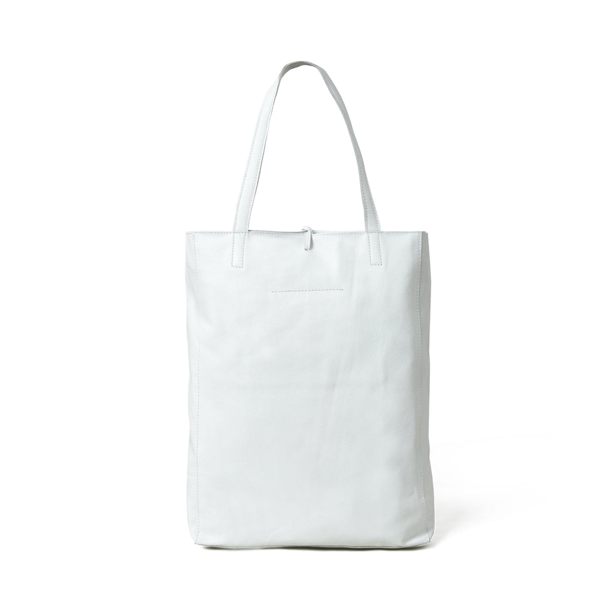 Classy Leather Bags White Leather Shoulder Tote Bag - AVBL MRKT (4)