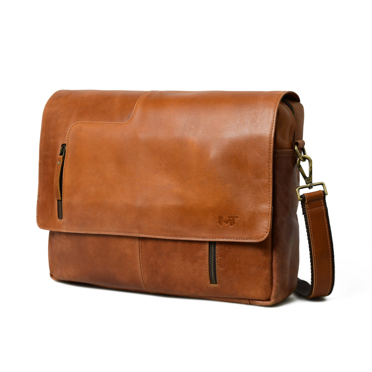 Classy Leather Bags Wilson Tan Leather Crossbody Bag - AVBL MRKT (1)