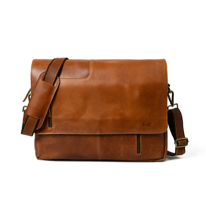 Classy Leather Bags Wilson Tan Leather Crossbody Bag - AVBL MRKT (2)