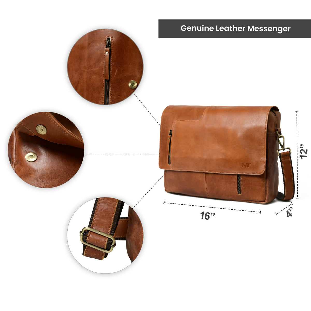 Classy Leather Bags Wilson Tan Leather Crossbody Bag - AVBL MRKT (7)
