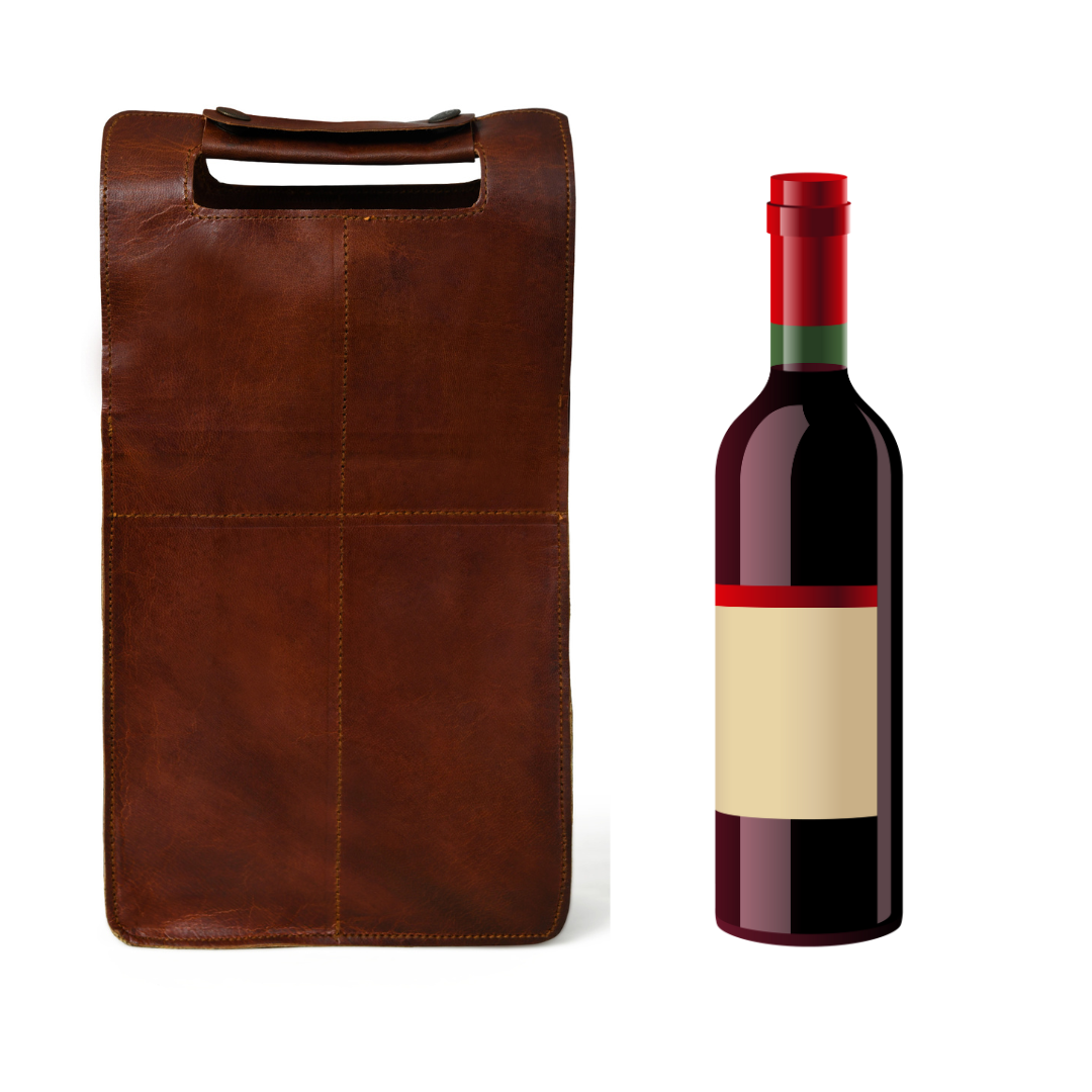 Classy Leather Bags Wine Bottle Leather Cover - AVBL MRKT (5)