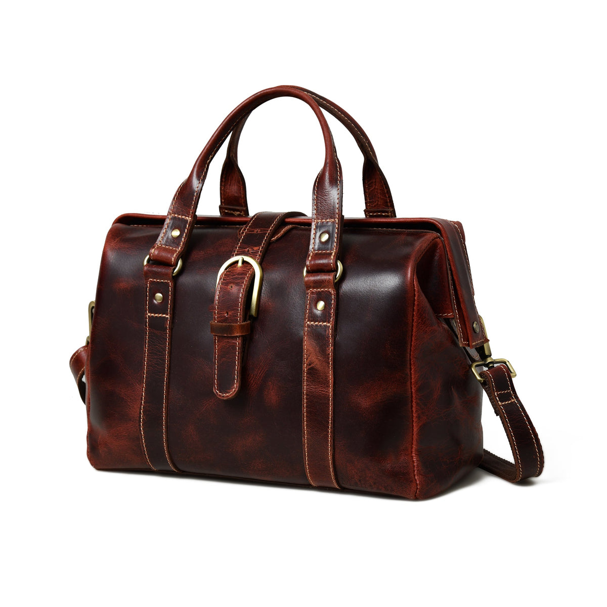 Classy Leather Bags Wineberry Chic Handbag - AVBL MRKT (1)