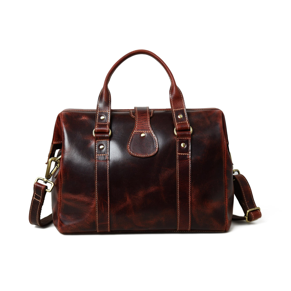 Classy Leather Bags Wineberry Chic Handbag - AVBL MRKT (6)