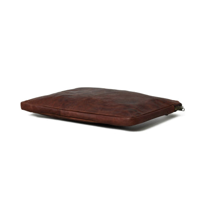 Classy Leather Bags Zento Laptop Sleeve - Dark Brown - AVBL MRKT (14)