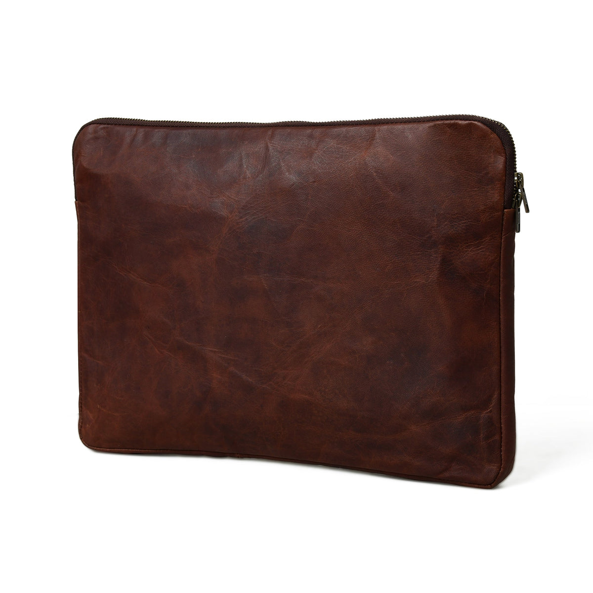 Classy Leather Bags Zento Laptop Sleeve - Dark Brown - AVBL MRKT (4)