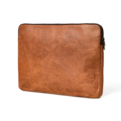 Classy Leather Bags Zento Laptop Sleeve - Tan Brown - AVBL MRKT (4)
