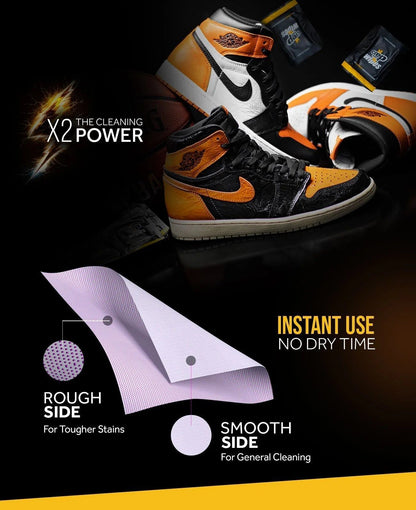 Crep Protect Ultimate Bundle Box Pack (Solution / Wipes / Pills / Brush / Cloth) Footwear Sneaker Boot Slides Care for Unisex Adult Mens Womens Kids GS Youth Hypebeast - AVBL MRKT (5)