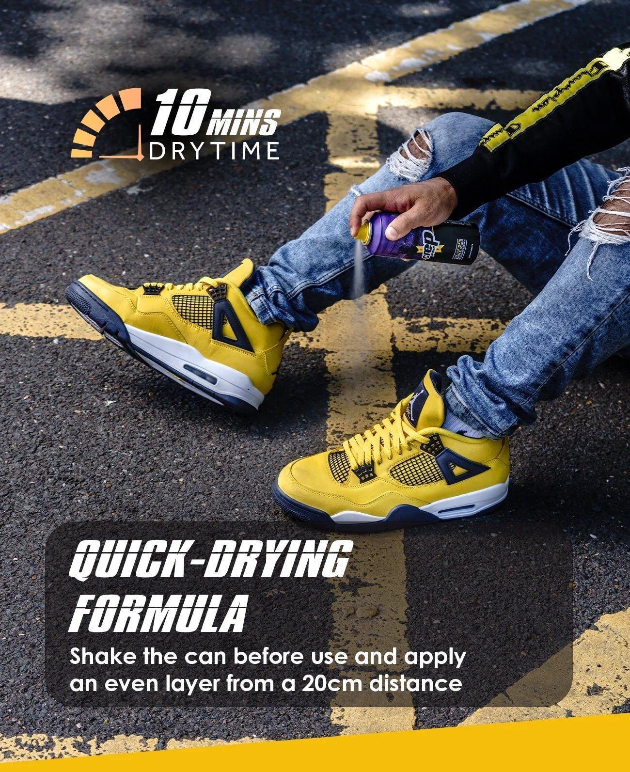 Crep Protect Ultimate Rain and Stain Resistant Barrier Protection Spray Waterproof Repellant Sneakers Shoes Boots for Unisex Adult Mens Womens Kids GS Youth Hypebeast - AVBL MRKT (4)