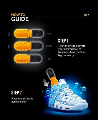 Crep Protect Ultimate Sneaker Freshener Pill (2 Pack) Footwear Shoe Boot Slides Smell Fragrance Care for Unisex Adult Mens Womens Kids GS Youth Hypebeast - AVBL MRKT (8)