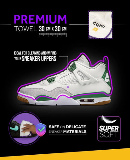 Crep Protect Ultimate Sneaker Microfiber Towel Cloths (2 Pack) Footwear Sneaker Boot Slides Care for Unisex Adult Mens Womens Kids GS Youth Hypebeast - AVBL MRKT (5)