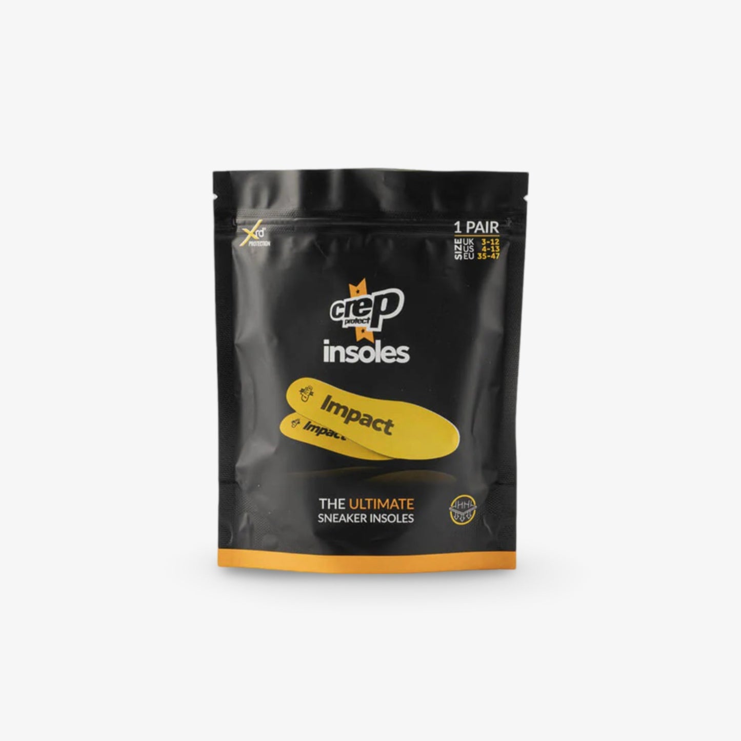 Crep Protect Ultimate Sneaker Poron XRD Insoles (Impact) Yellow Comfortable Walking Running Replacement Sole Inserts for Unisex Adult Mens Womens Kids GS Youth Hypebeast - AVBL MRKT (1)