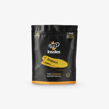 Crep Protect Ultimate Sneaker Poron XRD Insoles (Impact) Yellow Comfortable Walking Running Replacement Sole Inserts for Unisex Adult Mens Womens Kids GS Youth Hypebeast - AVBL MRKT (1)