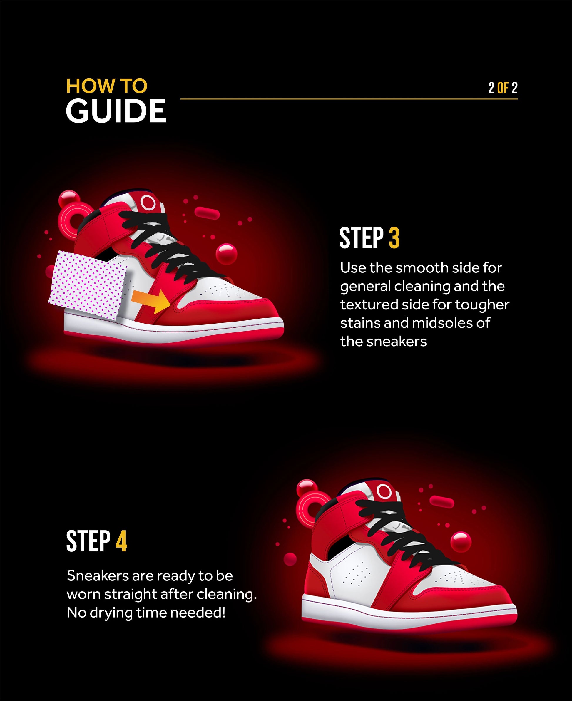 Crep Protect Ultimate Sneakers and Shoes Cleaning Wipes (32 Pack) Footwear Boot Slides Care for Unisex Adult Mens Womens Kids GS Youth Hypebeast - AVBL MRKT (7)