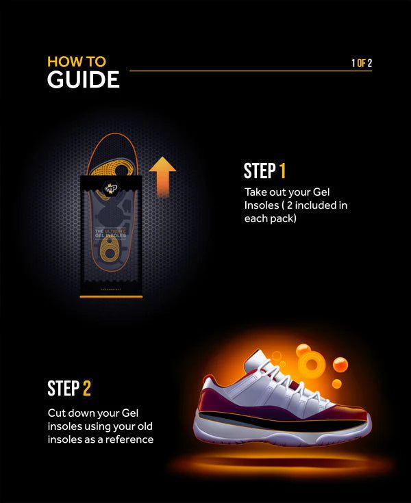 Crep Protect Ultimate Sneakers and Shoes Gel Insoles Comfortable Walking Running Replacement Sole Inserts for Unisex Adult Mens Womens Kids GS Youth Hypebeast - AVBL MRKT (8)