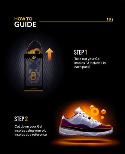 Crep Protect Ultimate Sneakers and Shoes Gel Insoles Comfortable Walking Running Replacement Sole Inserts for Unisex Adult Mens Womens Kids GS Youth Hypebeast - AVBL MRKT (8)