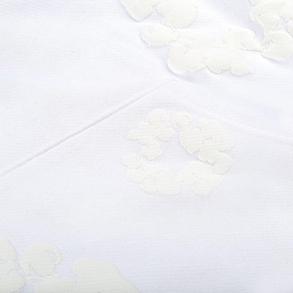 Denim Tears Pullover Hooded Sweatshirt 'The Cotton Wreath Monochrome' White (SS24) [SS24CH0020] Casual Fashion Hoodie Sweater for Unisex Adult Mens Hypebeast - AVBL MRKT (5)