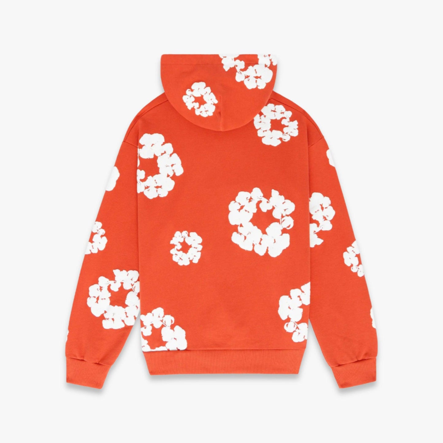 Denim Tears Pullover Hooded Sweatshirt 'The Cotton Wreath' Orange (FW23) [301-090-30] Casual Fashion Hoodie Sweater for Unisex Adult Mens Hypebeast - AVBL MRKT (2)