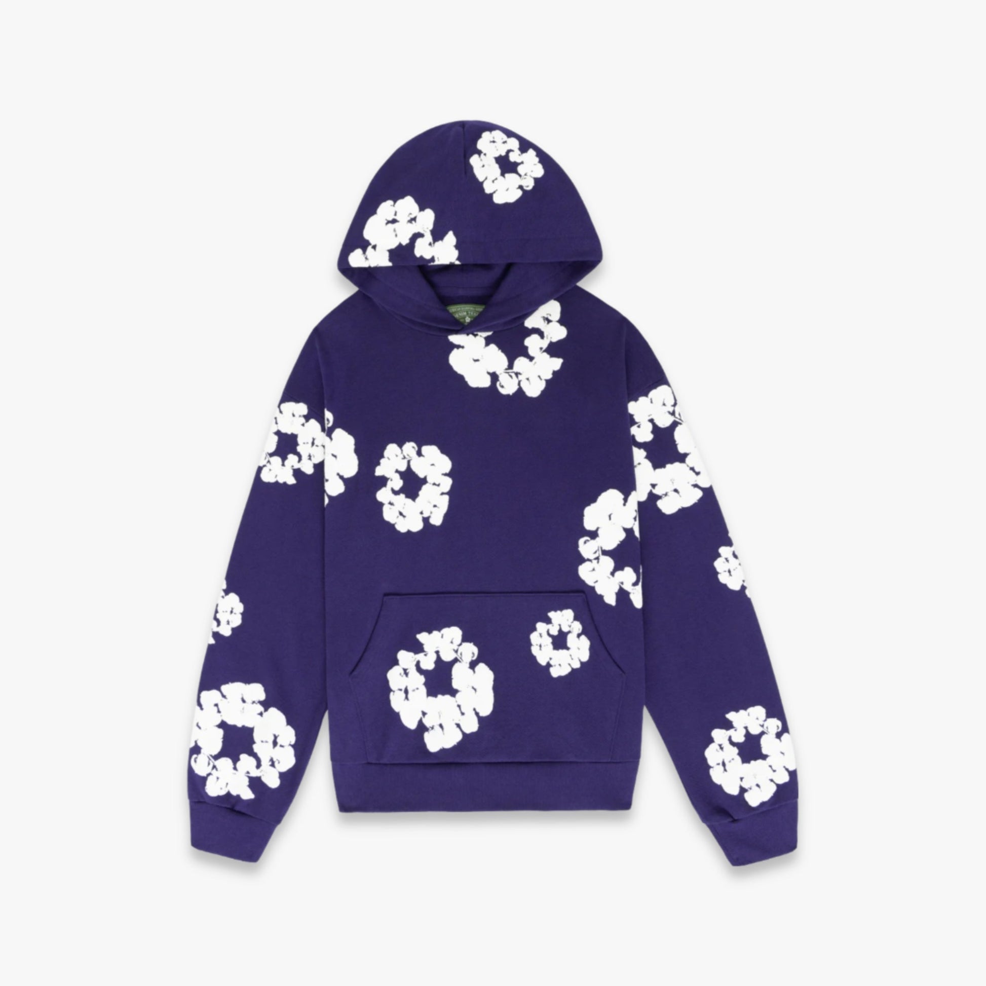 Denim Tears Pullover Hooded Sweatshirt 'The Cotton Wreath' Purple (FW23) [301-200-30] Casual Fashion Hoodie Sweater for Unisex Adult Mens Hypebeast - AVBL MRKT (1)
