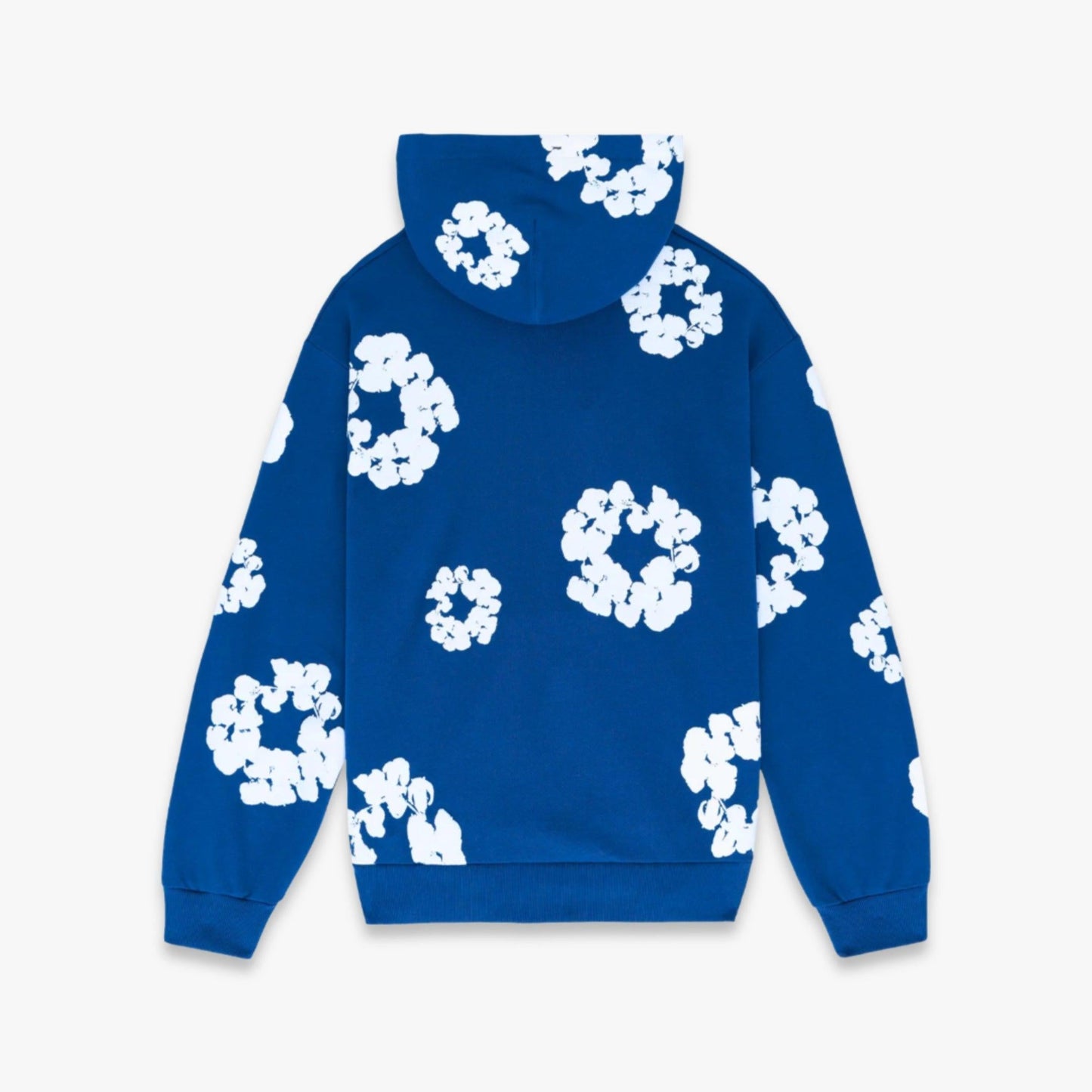 Denim Tears Pullover Hooded Sweatshirt 'The Cotton Wreath' Royal Blue (FW23) [301-020-30] Casual Fashion Hoodie Sweater for Unisex Adult Mens Hypebeast - AVBL MRKT (2)