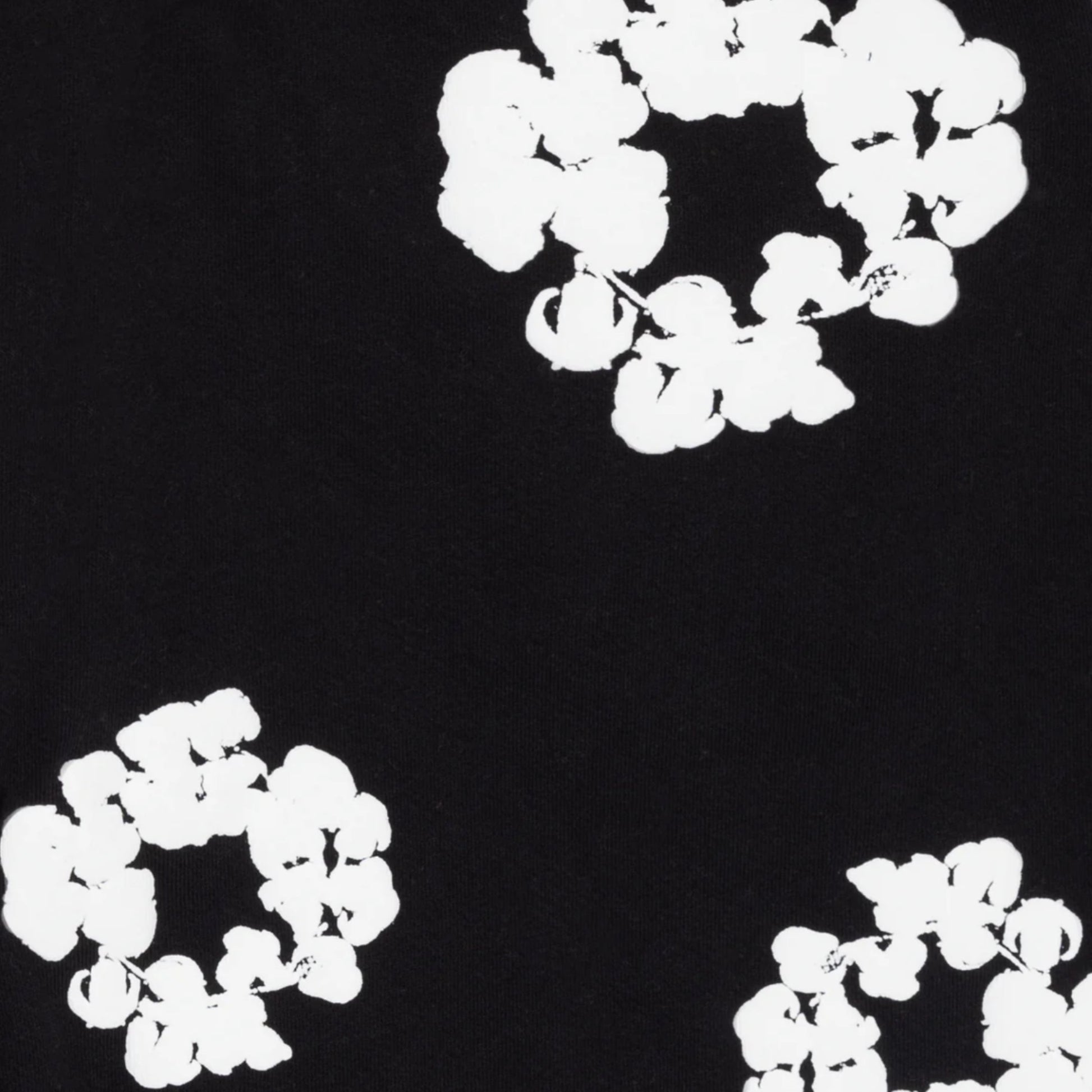 Denim Tears Shorts 'The Cotton Wreath' Black (FW23) [402-010-30] Casual Fashion Bottoms for Unisex Adult Mens Hypebeast - AVBL MRKT (4)