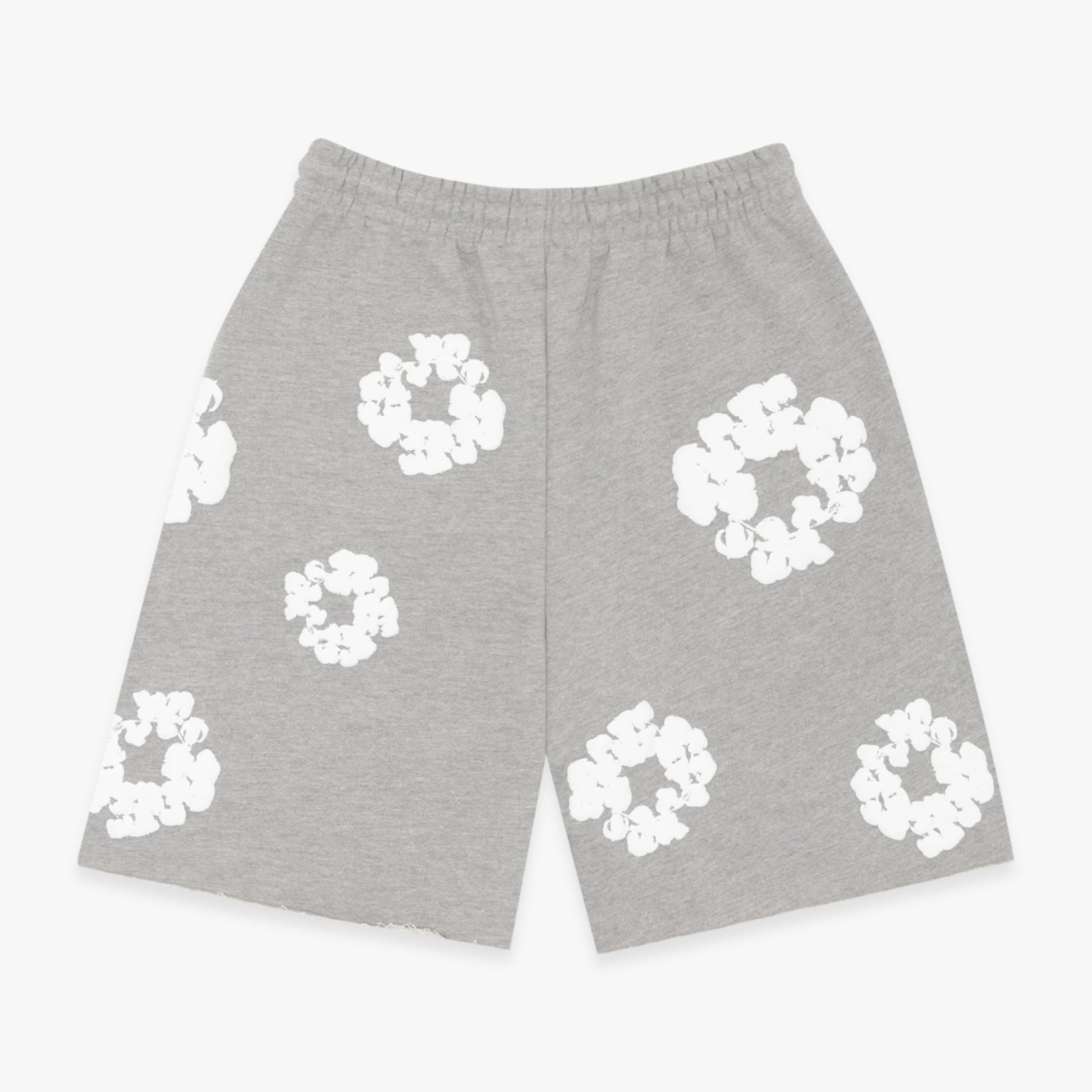Denim Tears Shorts 'The Cotton Wreath' Grey (FW23) [402-070-30] Casual Fashion Bottoms for Unisex Adult Mens Hypebeast - AVBL MRKT (2)