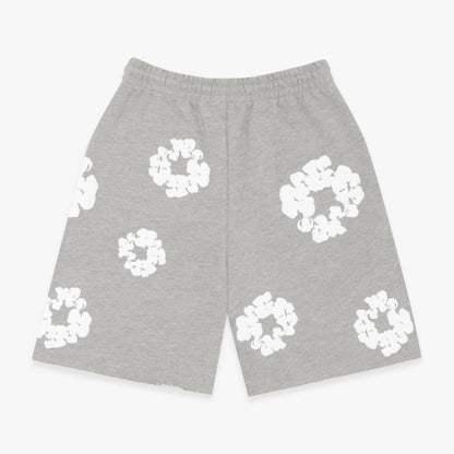 Denim Tears Shorts 'The Cotton Wreath' Grey (FW23) [402-070-30] Casual Fashion Bottoms for Unisex Adult Mens Hypebeast - AVBL MRKT (2)