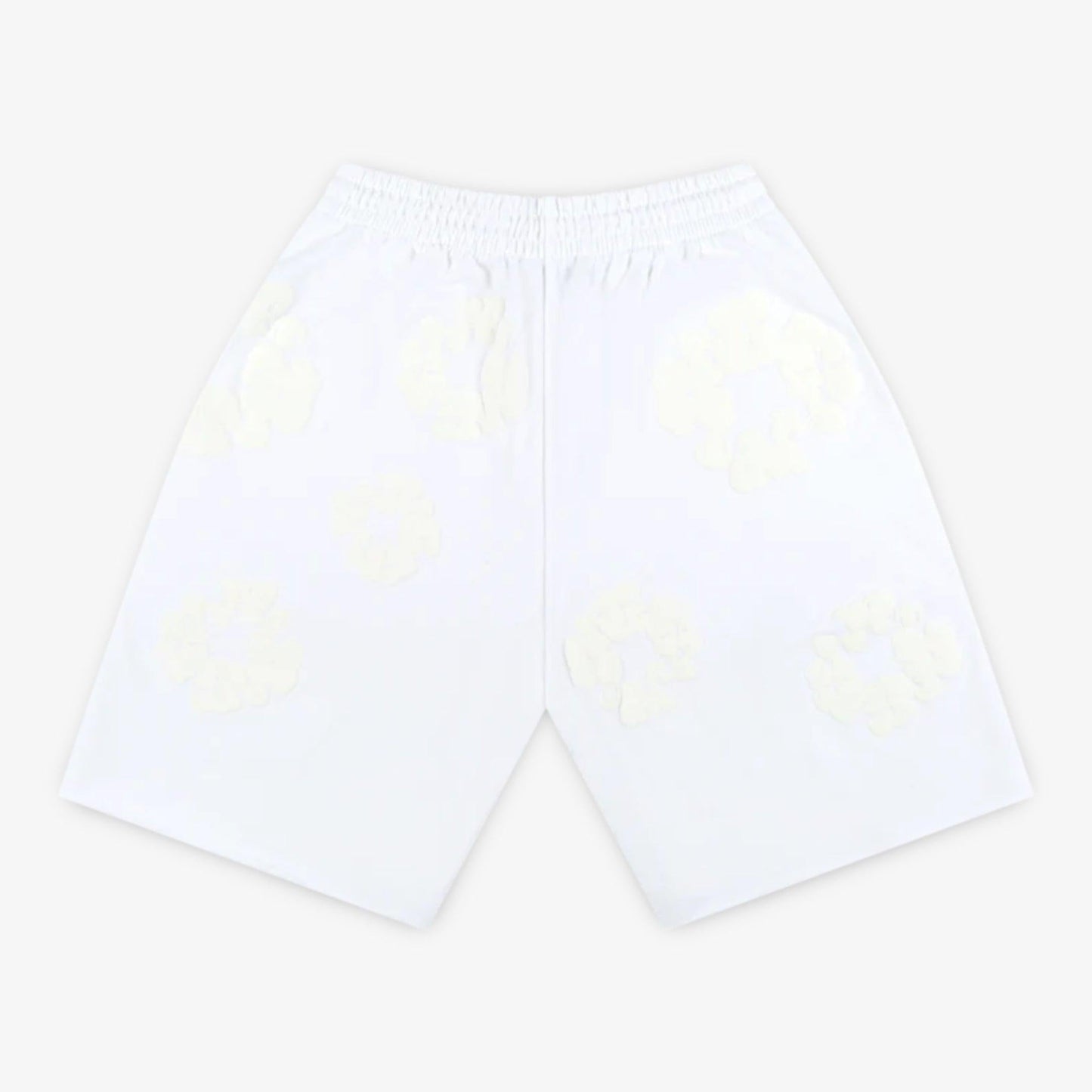 Denim Tears Shorts 'The Cotton Wreath Monochrome' White (SS24) [SS24CR007] Casual Fashion Bottoms for Unisex Adult Mens Hypebeast - AVBL MRKT (2)