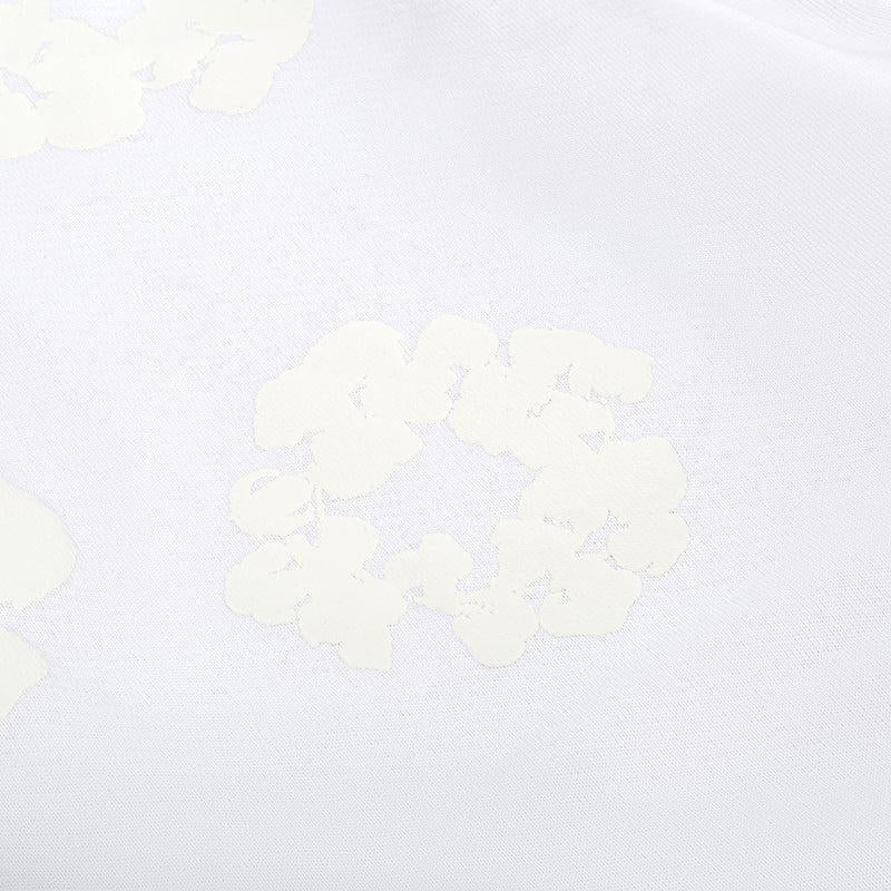 Denim Tears Shorts 'The Cotton Wreath Monochrome' White (SS24) [SS24CR007] Casual Fashion Bottoms for Unisex Adult Mens Hypebeast - AVBL MRKT (4)