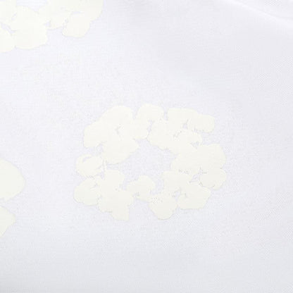 Denim Tears Shorts 'The Cotton Wreath Monochrome' White (SS24) [SS24CR007] Casual Fashion Bottoms for Unisex Adult Mens Hypebeast - AVBL MRKT (4)