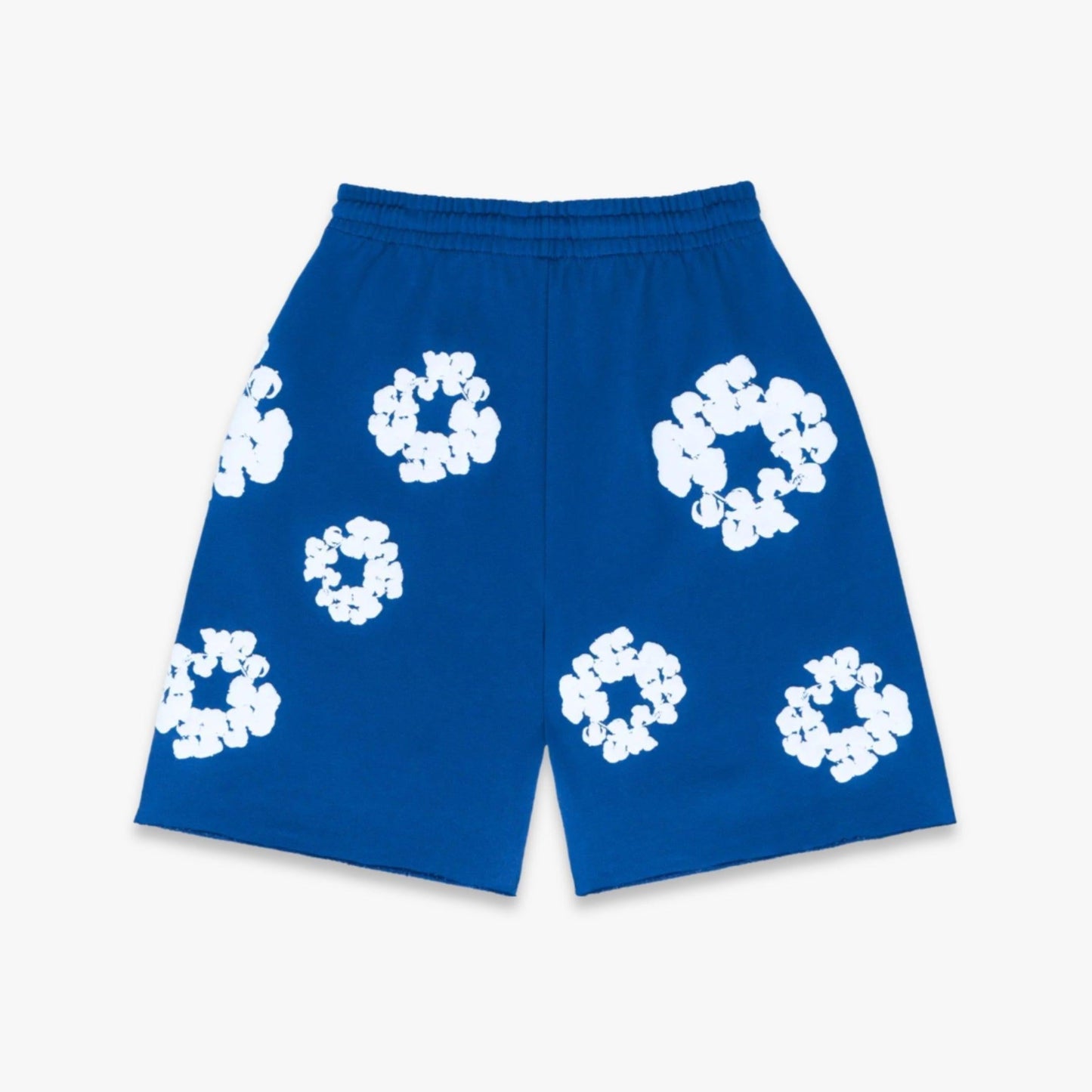 Denim Tears Shorts 'The Cotton Wreath' Royal Blue (FW23) [402-020-30] Casual Fashion Bottoms for Unisex Adult Mens Hypebeast - AVBL MRKT (2)