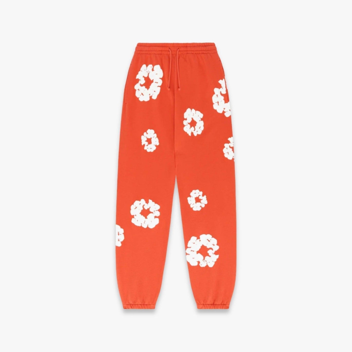 Denim Tears Sweatpants 'The Cotton Wreath' Orange (FW23) [401-090-30] Casual Fashion Bottoms for Unisex Adult Mens Hypebeast - AVBL MRKT (1)