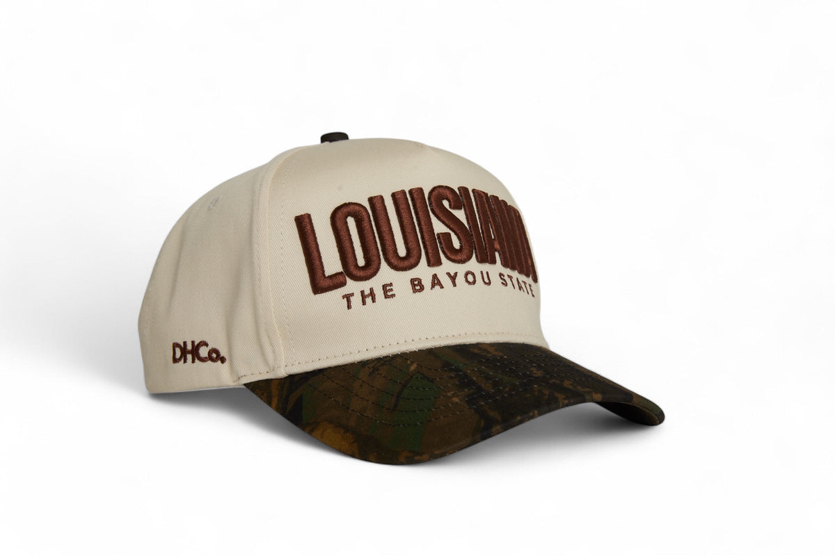 Destination Hat Co. The Camo Louisiana SnapBack - AVBL MRKT (1)