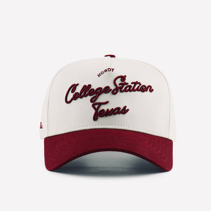 Destination Hat Co. The "College Station" Script Hat - AVBL MRKT (4)