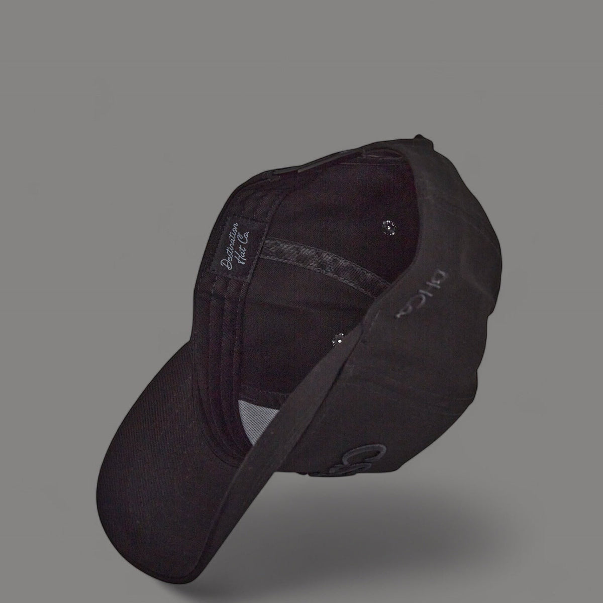 Destination Hat Co. The "Cstat" Midnight Collection Hat - AVBL MRKT (3)