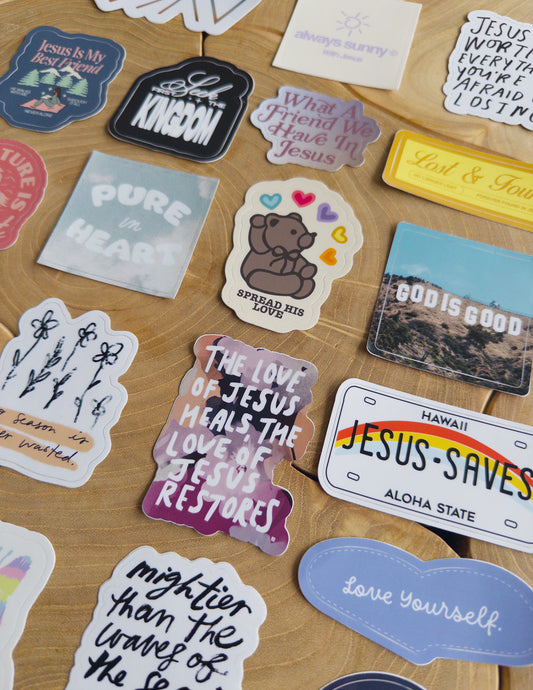 Elevated Faith 10 Random Stickers - AVBL MRKT (1)
