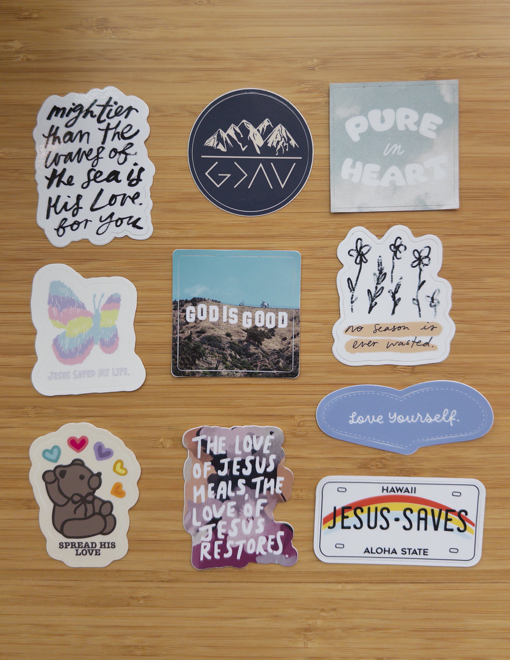 Elevated Faith 10 Random Stickers - AVBL MRKT (2)