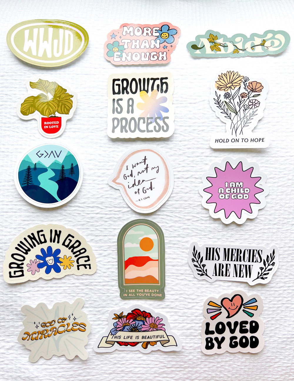 Elevated Faith 10 Random Stickers - AVBL MRKT (8)