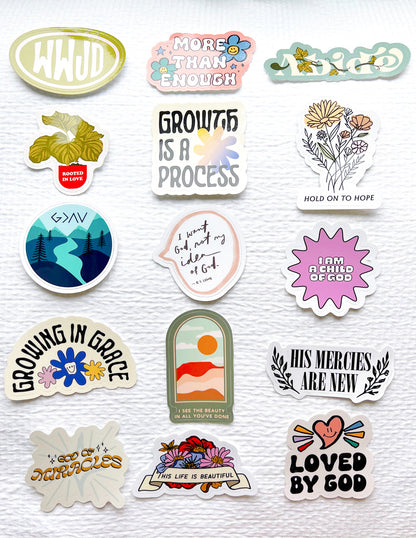 Elevated Faith 10 Random Stickers - AVBL MRKT (8)