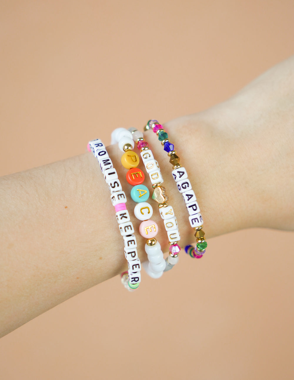 Elevated Faith Agape Letter Bracelet - AVBL MRKT (2)