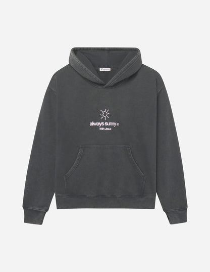 Elevated Faith Always Sunny With Jesus Unisex Hoodie - AVBL MRKT (10)
