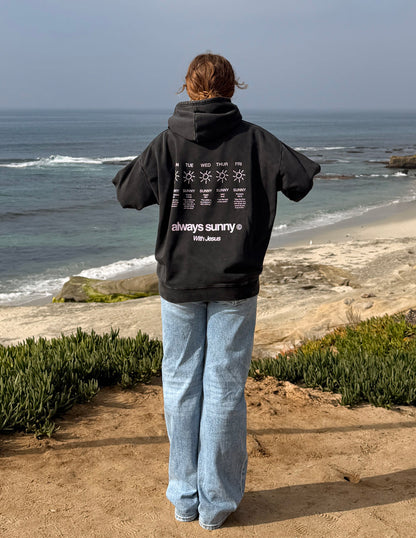 Elevated Faith Always Sunny With Jesus Unisex Hoodie - AVBL MRKT (3)