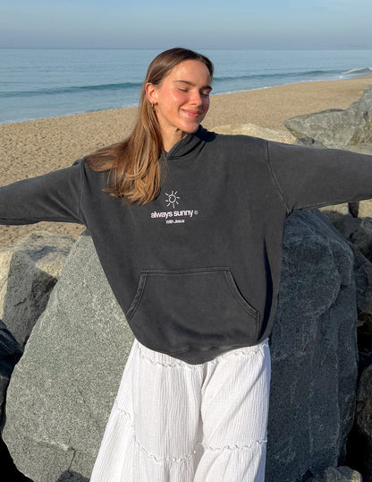 Elevated Faith Always Sunny With Jesus Unisex Hoodie - AVBL MRKT (4)