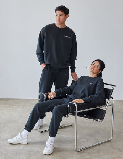 Elevated Faith Basics Black Unisex Crewneck - AVBL MRKT (4)