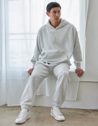 Elevated Faith Basics Cloud Grey Unisex Hoodie - AVBL MRKT (2)