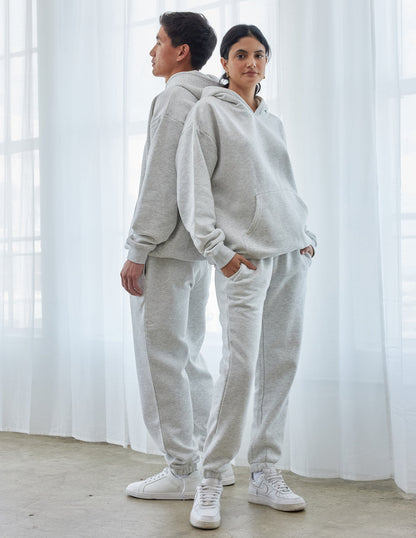 Elevated Faith Basics Cloud Grey Unisex Hoodie - AVBL MRKT (3)