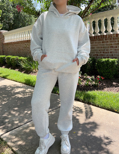 Elevated Faith Basics Cloud Grey Unisex Hoodie - AVBL MRKT (6)