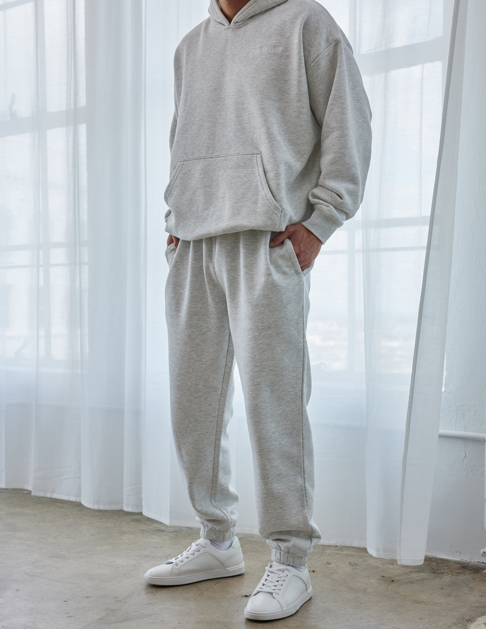Elevated Faith Basics Cloud Grey Unisex Sweatpant - AVBL MRKT (1)